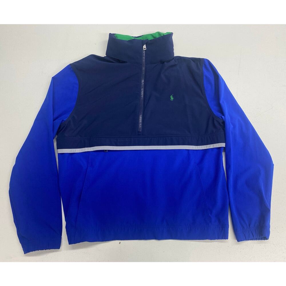 Youth Polo Ralph Lauren 1/2 zip anorak hooded performance pullover windbreaker